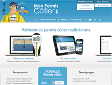 Tablet Screenshot of monpermiscotier.com